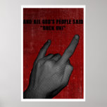 God's people rocked! print