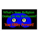 God's Perverts business cards