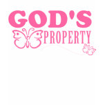 God's Property Butterflies t-shirts