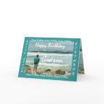 GODSON Happy Birthday - Man and Ocean Waves cards