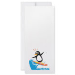 gofy surfing penguin rack cards
