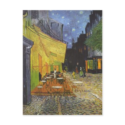 Gogh, Vincent van Caf?terasse bei Nacht Cafe Terra Postcards by rahulbiswas