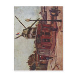 Gogh, Vincent van Le Moulin de La Galette 1886 Tec postcards