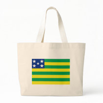 Goiás, Brazil Flag Canvas Bags