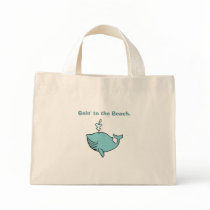 Goin' to the Beach. Tote Bags