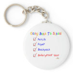 Going Back To School Bullet proof Vest keychains