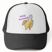 going bananas! banana trucker hat