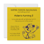 Going Bananas invitations
