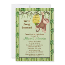 Going Bananas Monkey Jungle Safari Baby Shower