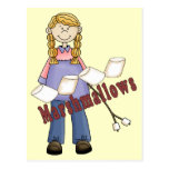 Going Camping Girl Postcards