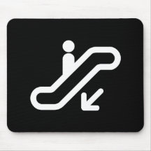 ‘Going Down’ Pictogram Mousepad