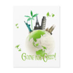 Going for Green! postcards