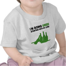 Going green,funny beer tee shirt