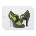 Going Green Heels invitations