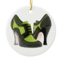 Going Green Heels ornaments
