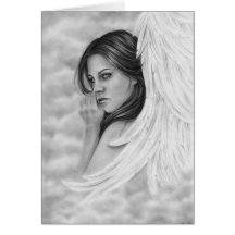 Going Home Angel Greeting Card