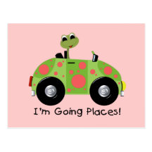Going Places Frog T-shirts and Gifts Postcard