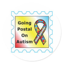 Going Postal on Autism, the sequel Sticker