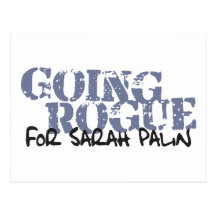 Going Rogue For Sarah Palin Postcards