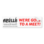 Going To A Meet Bumpersticker