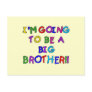 Going to be a Big Brother Tshirts and Gifts Postcards