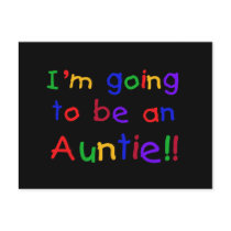 Going to be an Auntie Primary Colours