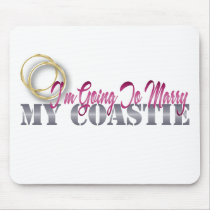 Going To Marry My Coastie Mouse Mats