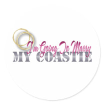 Going To Marry My Coastie Sticker