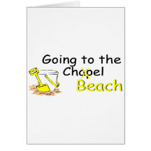 Going To The Chapel Beach Cards