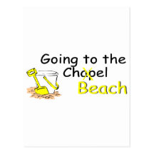 Going To The Chapel Beach Postcards
