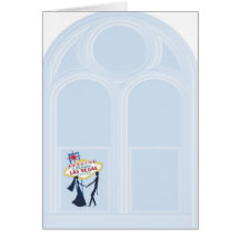 Going to the Chapel in Las Vegas Wedding Card