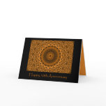Gold 50th Anniversary Card