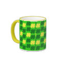 gold amid the shamrocks mugs