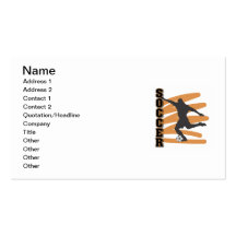 Gold and Black Male Soccer Player T shirts Business Card Template