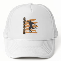 Gold and Black Male Soccer Player T shirts Mesh Hats