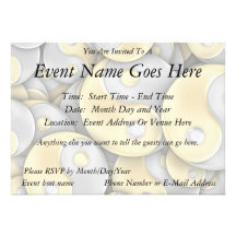 Gold and Silver Yin and Yang Personalized Announcements
