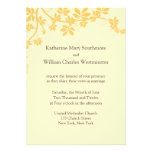 Gold And Yellow Wedding Invitations