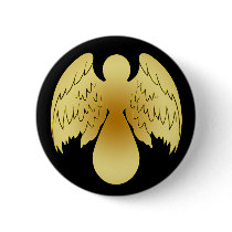 GOLD ANGEL BUTTONS