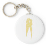 Gold Angel Wings keychains