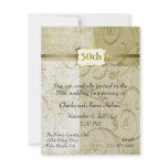 Gold Anniversary Invitation