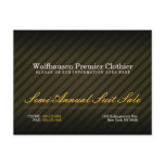 Gold Armani Suit Promo Postcard