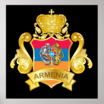 Gold Armenia Posters