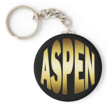GOLD ASPEN KEY CHAINS