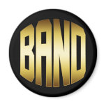 GOLD BAND LOGO magnets