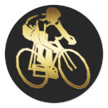 GOLD BIKE RIDER stickers
