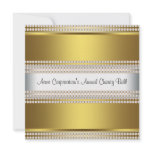 Gold Black Tie Formal Corporate Party invitations