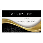 Gold, Black & White Business Card Templates