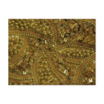 Gold bling postcards