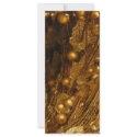 Gold branches rack cards