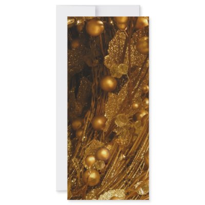 Gold branches customized rack card by Boogybunny